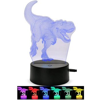 Noćna Svjetiljka 3d Tiranosaur 2