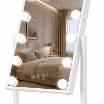 Ogledalo Za Toaletni Stol Vanity 25x30cm Bijelo 4