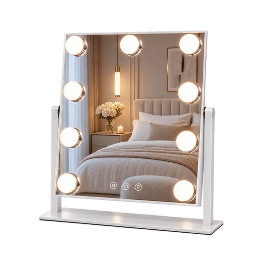 Ogledalo Za Toaletni Stol Vanity 25x30cm Bijelo