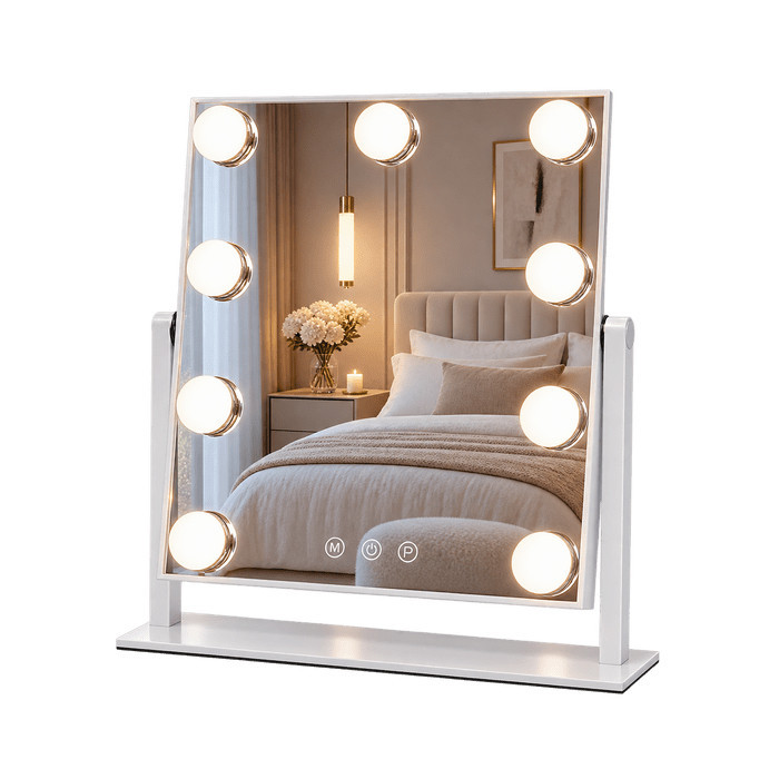 Ogledalo Za Toaletni Stol Vanity 25x30cm Bijelo