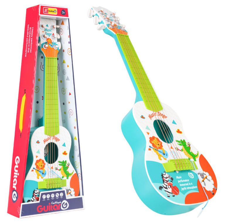 Plava Dječja Gitara Sa životinjama 1