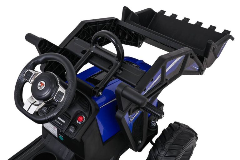 Plavi Traktor Na Akumulator S Prikolicom 720 T 17