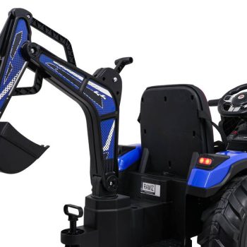 Plavi Traktor Na Akumulator S Prikolicom 720 T 18
