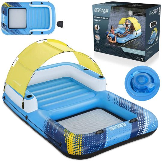 Plutajući Otok Za 4 Osobe S Nadstrešnicom Bestway Summer Oasis 43645 1