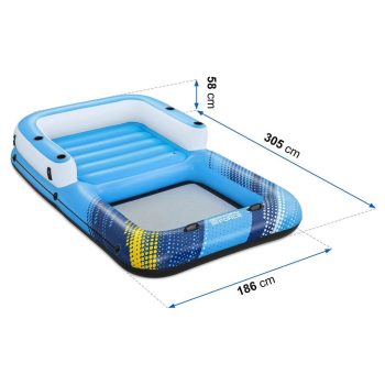 Plutajući Otok Za 4 Osobe S Nadstrešnicom Bestway Summer Oasis 43645 16