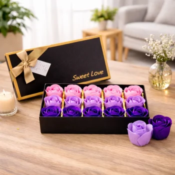 Premium Rose Box Purple Pink Valentine 3