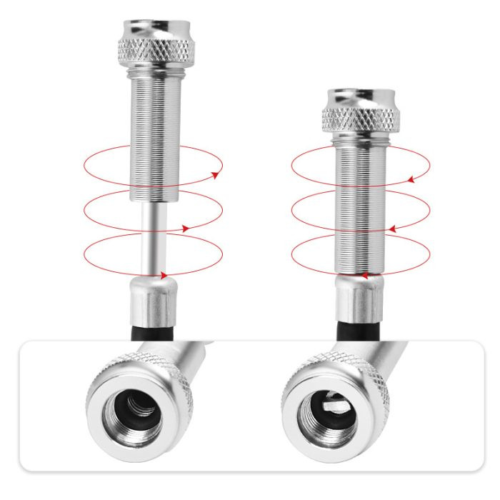 Pumpa Biciklistička Ručna Mini Wheel Up Srebrna 2