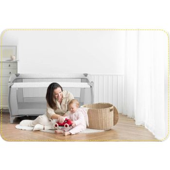 Putni Krevetić Ricokids Rk 242 S Madracem I Torbom, Sivi 7