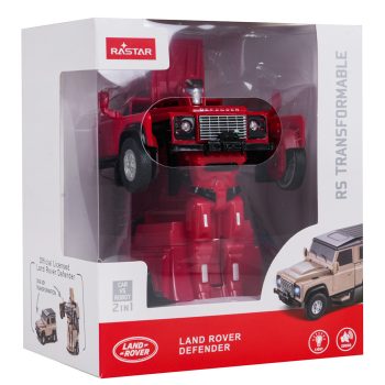 Rastar Land Rover Defender 2 U 1 Automobil I Robot Crveni 1:32 10