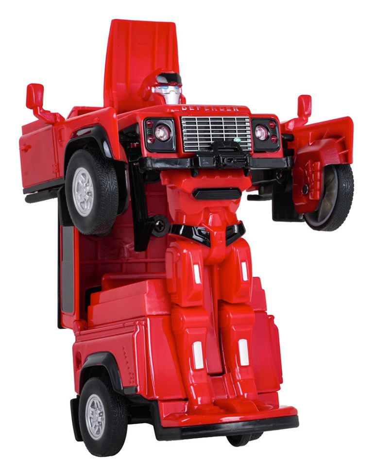 Rastar Land Rover Defender 2 U 1 Automobil I Robot Crveni 1:32 2