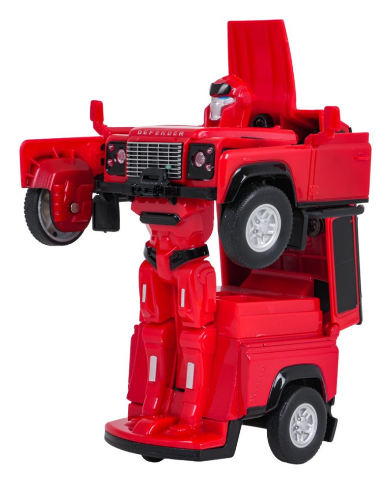Rastar Land Rover Defender 2 U 1 Automobil I Robot Crveni 1:32 3