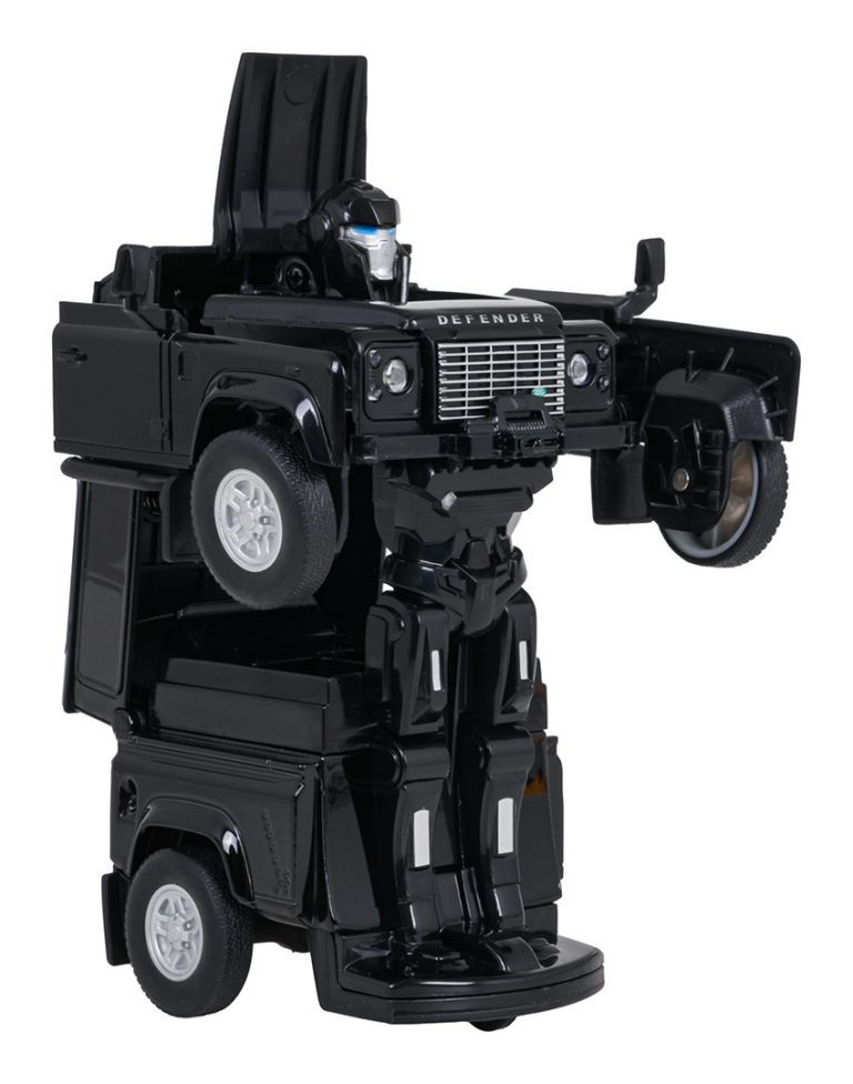 Rastar Land Rover Defender 2 U 1 Metalni Auto Robot 1:32 Crni 2