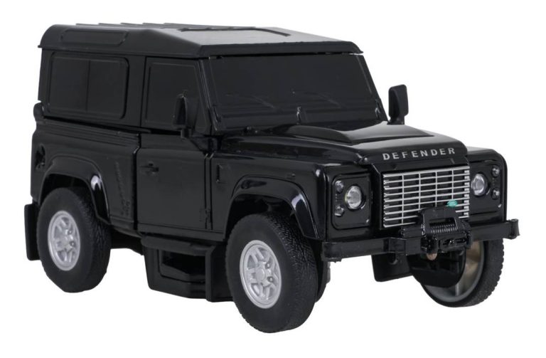 Rastar Land Rover Defender 2 U 1 Metalni Auto Robot 1:32 Crni 9