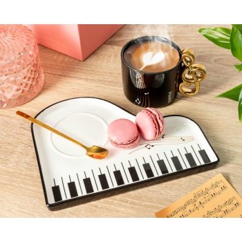 Šalica Ljubitelja Glazbe Komplet Sa Tanjurićem I žličicom 3