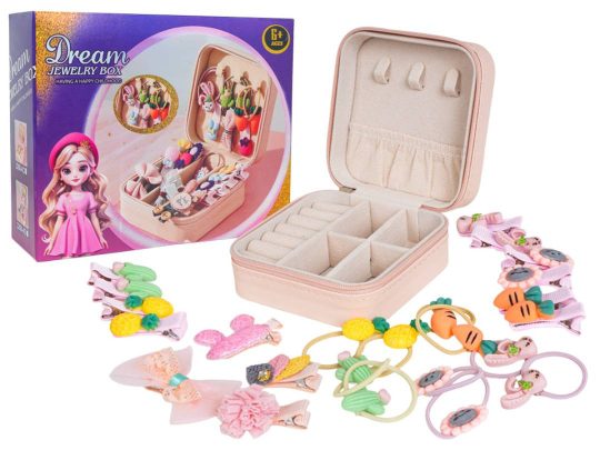 Set Ukosnica I Dodataka Za Kosu Sa škrinjicom 1