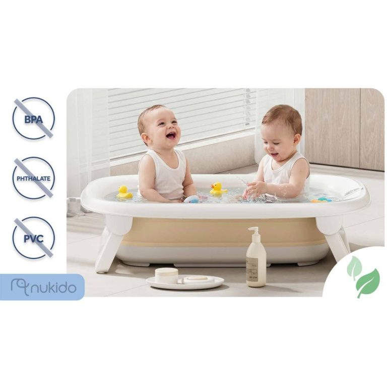 Sklopiva Kadica Sa Stalkom I Termometrom Bijela I Bež 5