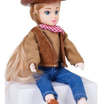 Smeđi Poni S Figuricom Kaubojke 6