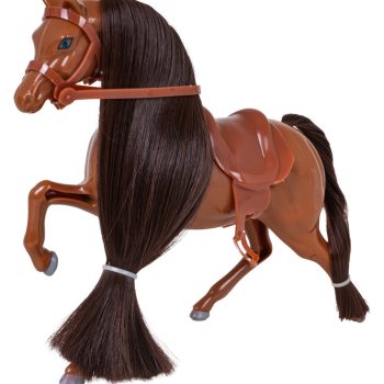 Smeđi Poni S Figuricom Kaubojke 7