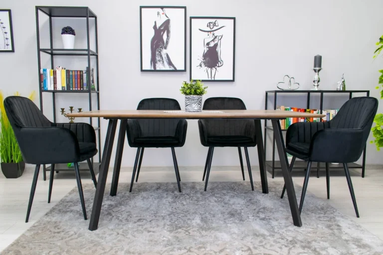 Stolica Lugo Velvet Dark 9