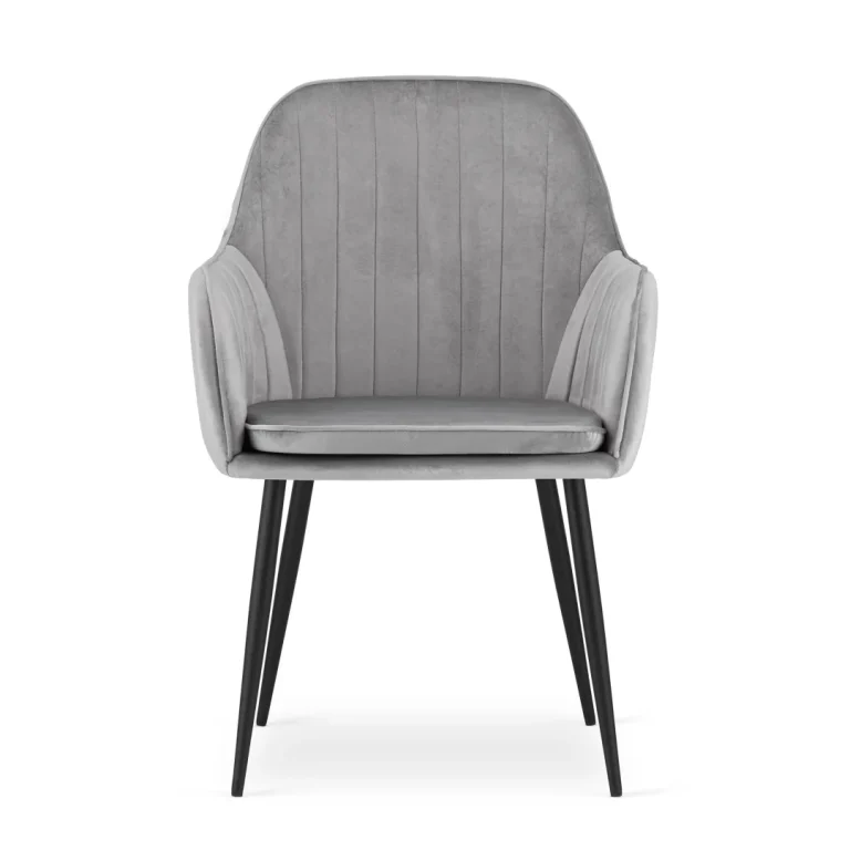 Stolica Lugo Velvet Grey 1