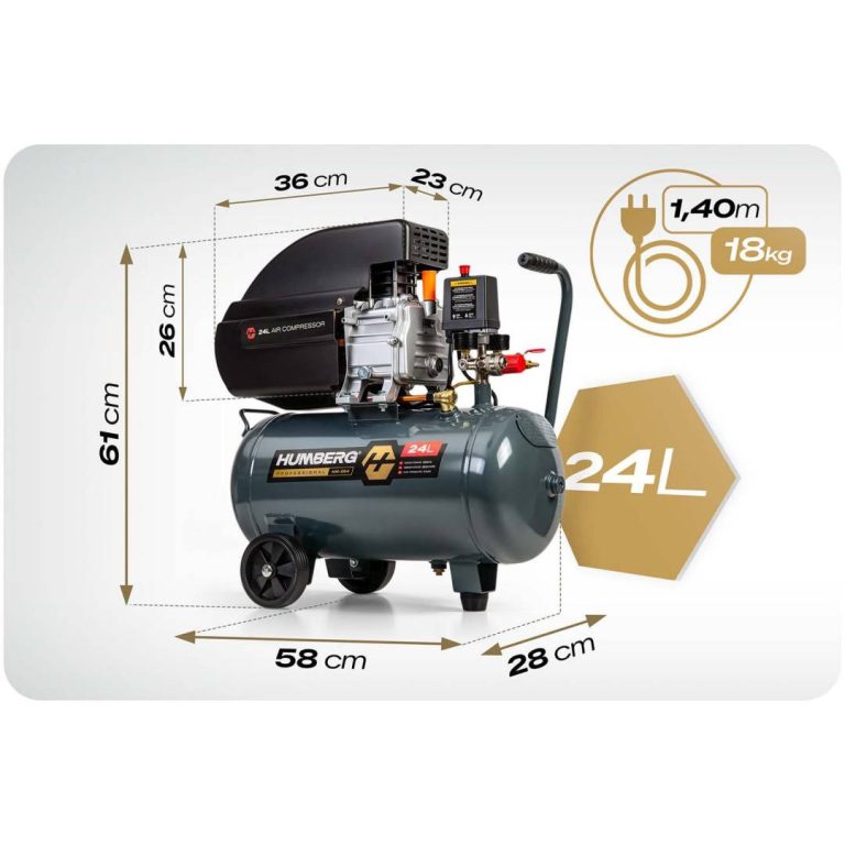 Uljni Kompresor Humberg Hm 264 24 L 10 Bar 13