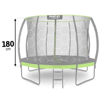 Unutarnja Zaštitna Mreža Za Trampolin 252 Cm 8 Ft, 6 Stupova Neo Sport 3