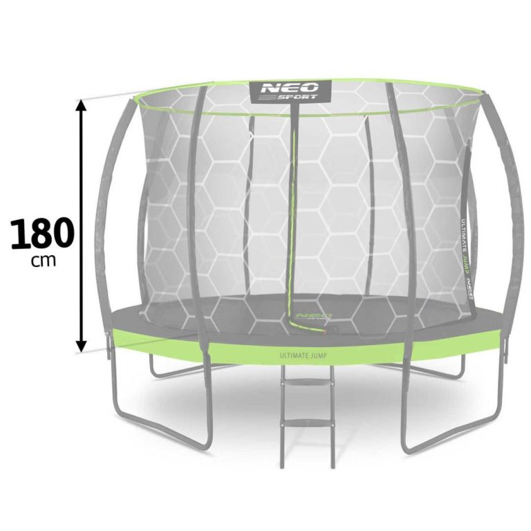 Unutarnja Zaštitna Mreža Za Trampolin 252 Cm 8 Ft, 6 Stupova Neo Sport 3