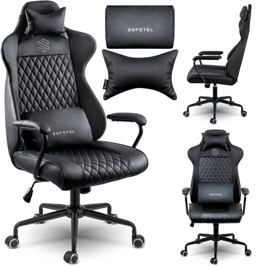Uredska Gaming Stolica Sofotel Werona Crna 1
