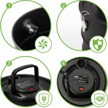 Usisavač Za Pepeo 15 L 1200 W Humberg Hm 404 12