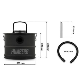 Usisavač Za Pepeo 15 L 1200 W Humberg Hm 404 9