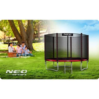 Vrtni Trampolin Neo Sport 183 Cm S Vanjskom Zaštitnom Mrežom I Ljestvama 7