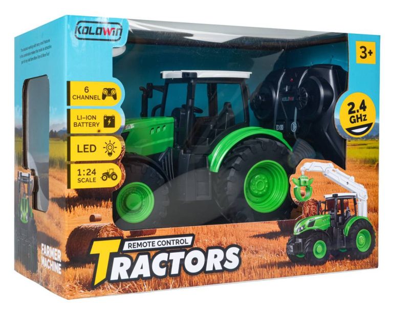 Zeleni Rc Traktor 1:24 S Daljinskim Upravljačem 10