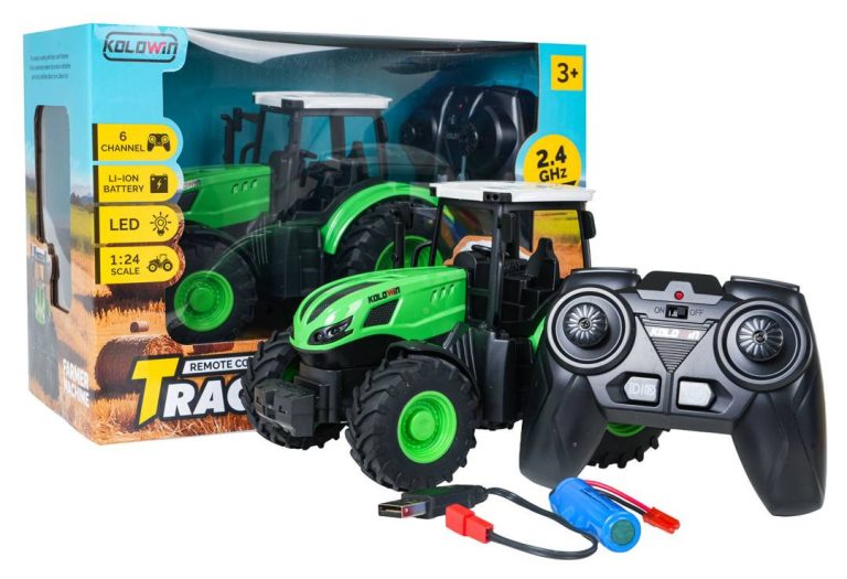 Zeleni Rc Traktor 1:24 S Daljinskim Upravljačem 9