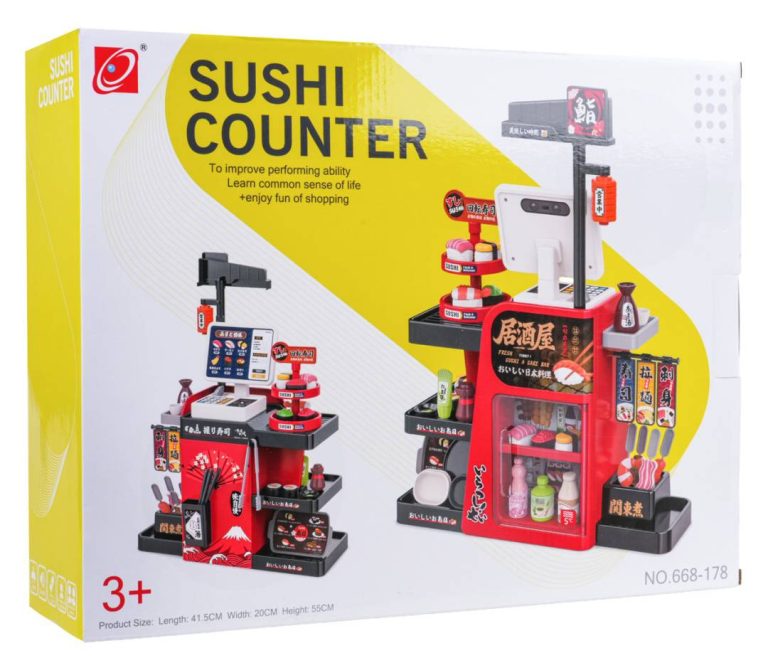 Zeleni Sushi štand Za Igru 75 Dijelova 9