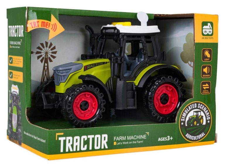 Zeleni Traktor Sa Svjetlosnim I Zvučnim Efektima 6