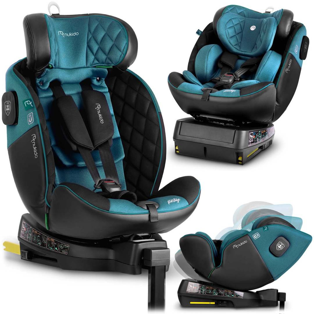 Autosjedalica Nukido Prestige Line Crna I Plava 0–36 Kg Isofix 1