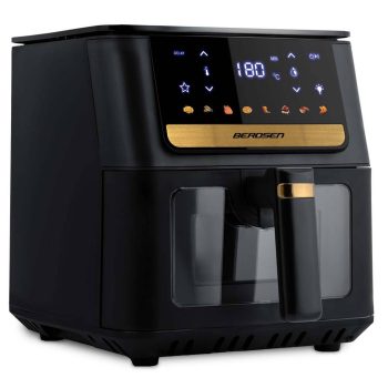 Berdsen Bd 655 Friteza Na Vrući Zrak Crna 6,5 L 1700 W S Papirom Za Pečenje 2