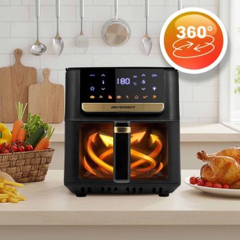 Berdsen Bd 655 Friteza Na Vrući Zrak Crna 6,5 L 1700 W S Papirom Za Pečenje 24
