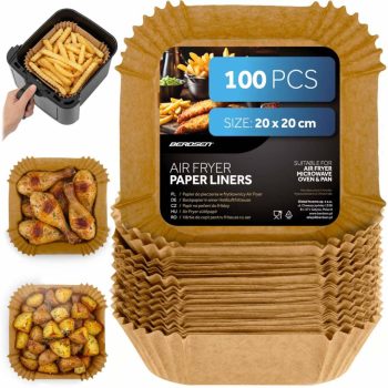 Berdsen Bd 655 Friteza Na Vrući Zrak Crna 6,5 L 1700 W S Papirom Za Pečenje 5