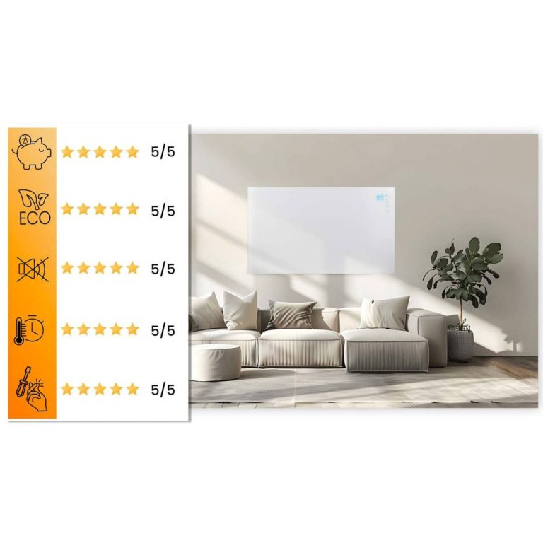 Berdsen Infracrveni Grijaći Panel 1000 W Bež 12