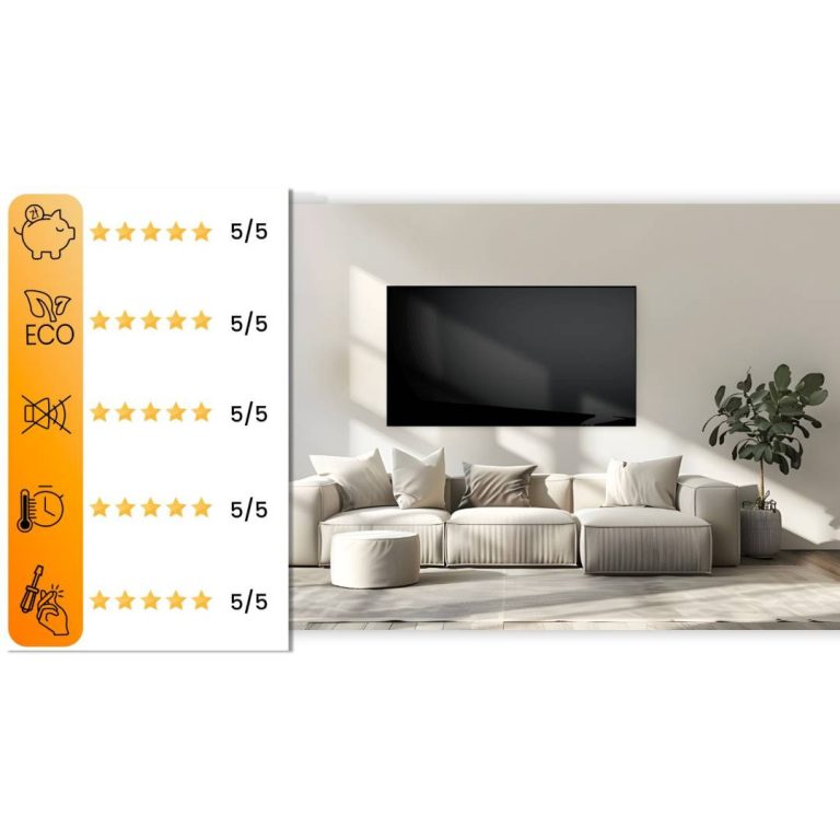 Berdsen Infracrveni Grijaći Panel 600 W S Wi‑fi Upravljanjem Crni 12