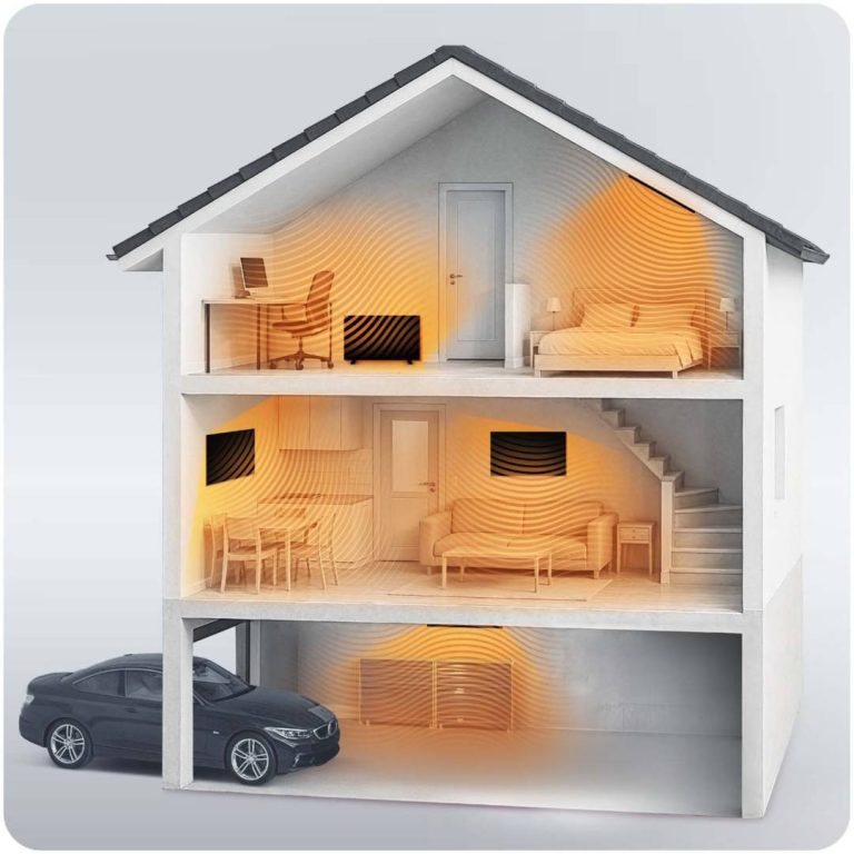 Berdsen Infracrveni Grijaći Panel 600 W S Wi‑fi Upravljanjem Crni 3