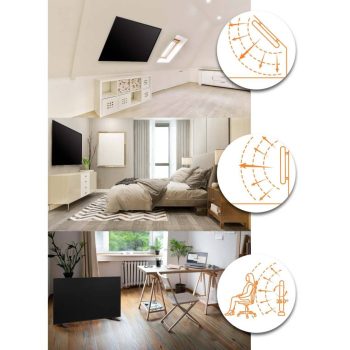 Berdsen Infracrveni Grijaći Panel 600 W S Wi‑fi Upravljanjem Crni 8