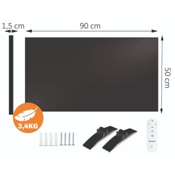 Berdsen Infracrveni Grijaći Panel 600 W S Wi‑fi Upravljanjem Crni 9