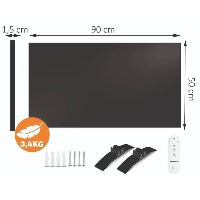 Berdsen Infracrveni Grijaći Panel 600 W S Wi‑fi Upravljanjem Crni 9