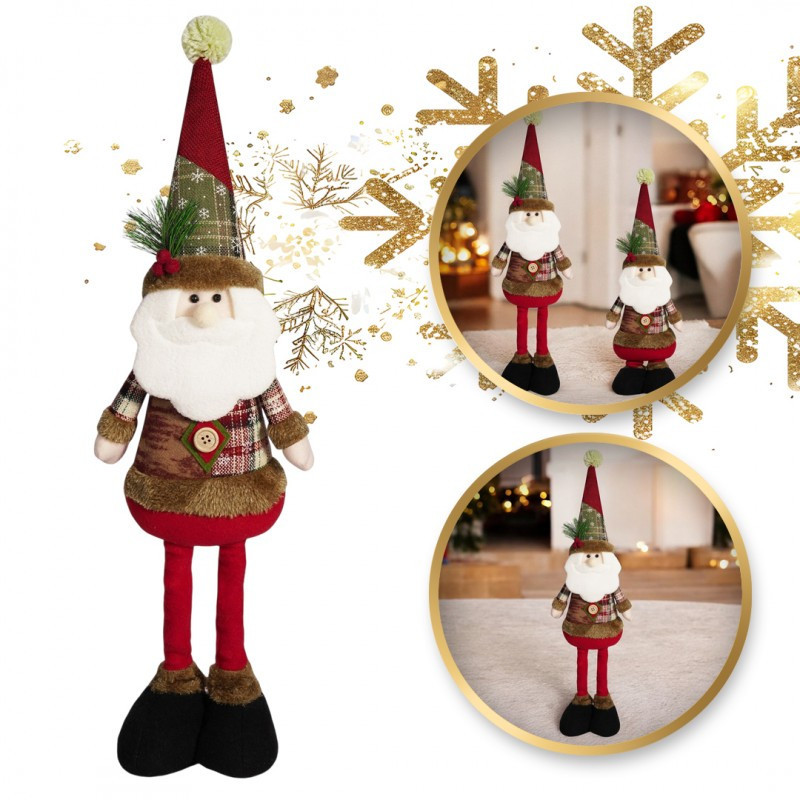 Božićna Figura – Djed Božićnjak Od Pliša, 62 Cm 1