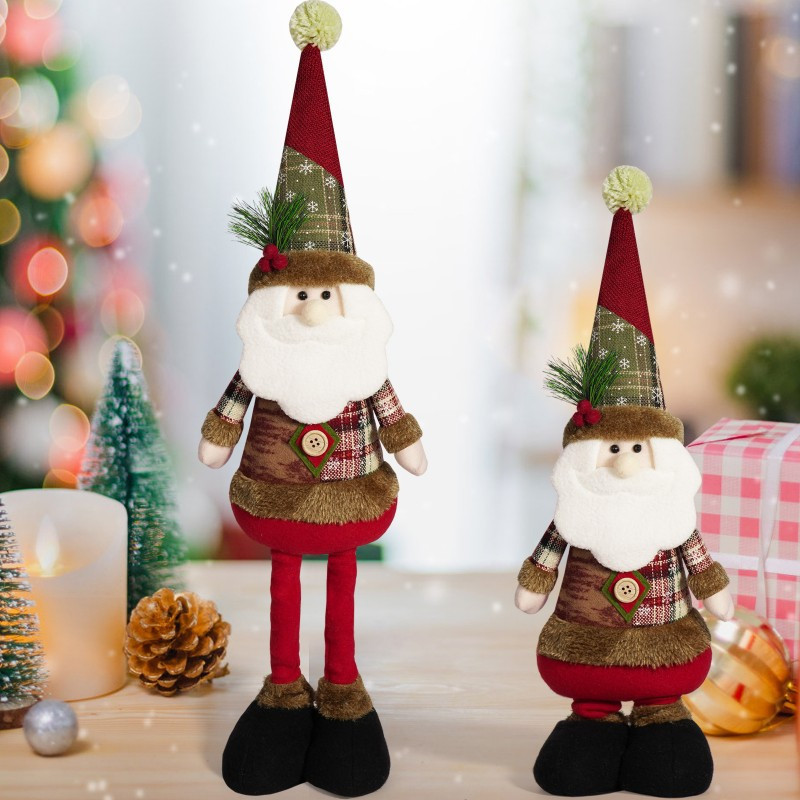 Božićna Figura – Djed Božićnjak Od Pliša, 62 Cm 3