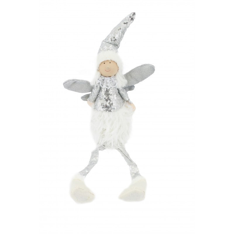 Božićna Figura – Sjedeći Anđeo Od Pliša, 50 Cm 2