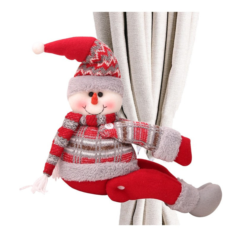 Božićna Figura – Snjegović, Na čičak, 34 Cm 1