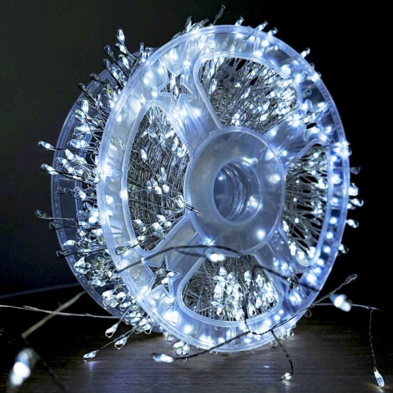 Božićne Lampice – 1000 Led, Za Unutra I Van, 19,7×15×5 Cm, Bijele, Lamp70 3